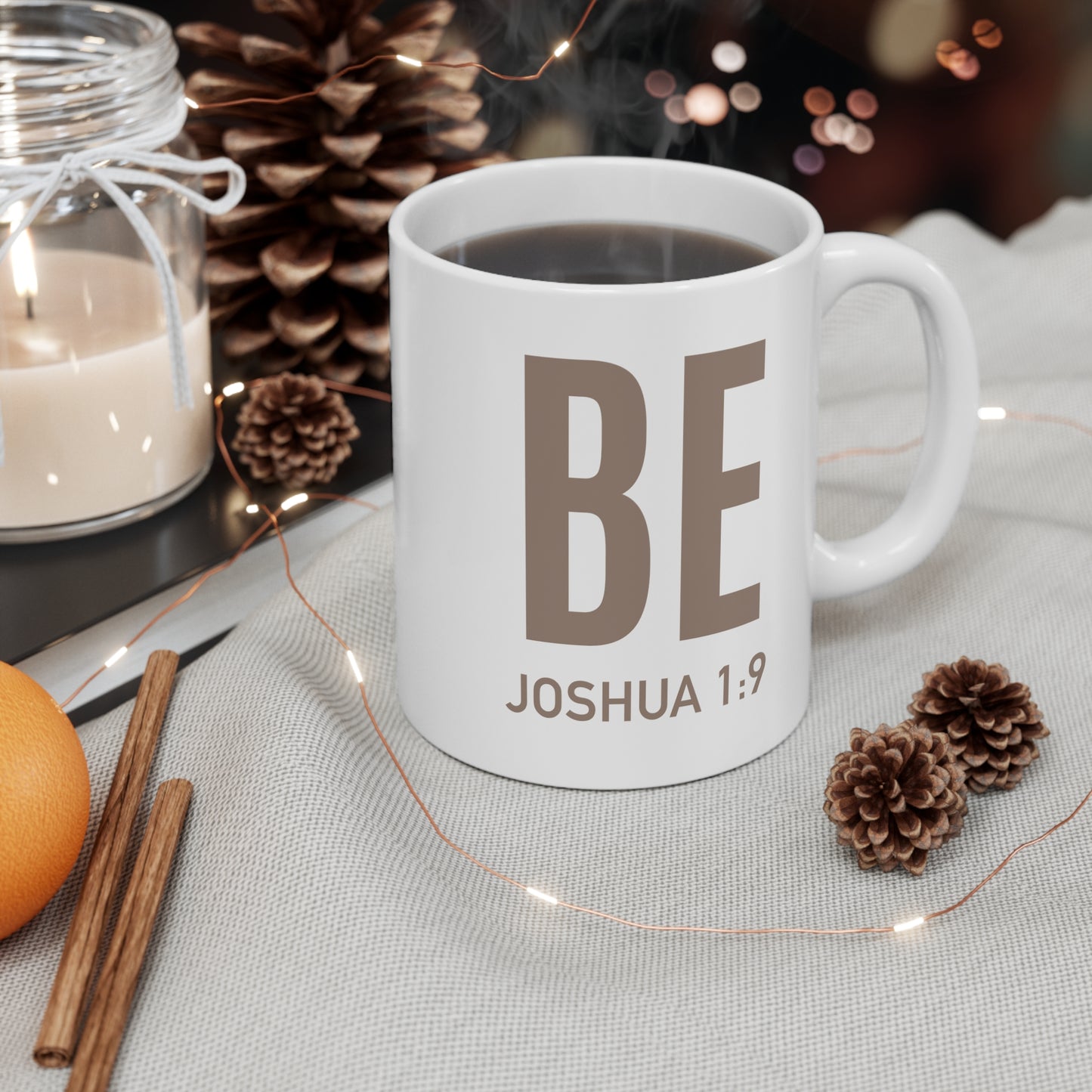 BE Joshua 1:9 Mug