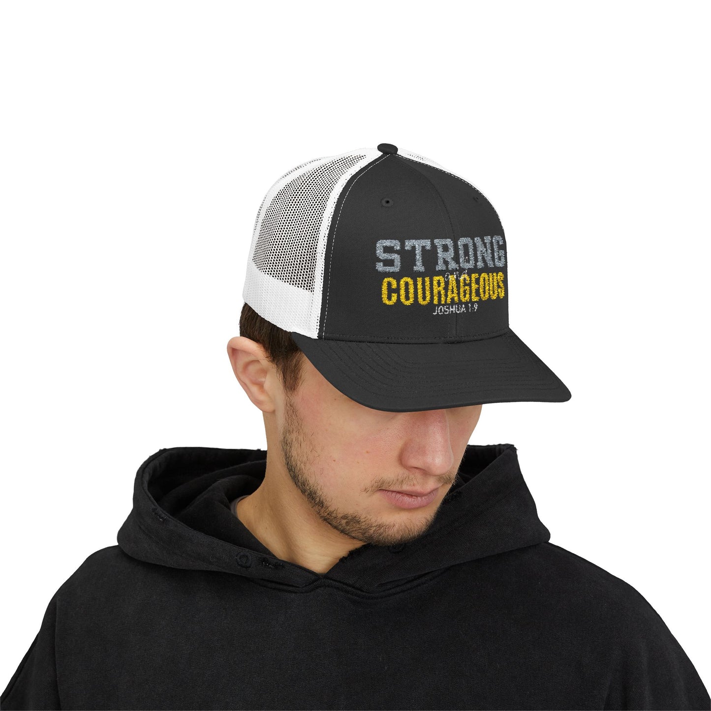 Strong & Courageous Snapback Trucker Cap