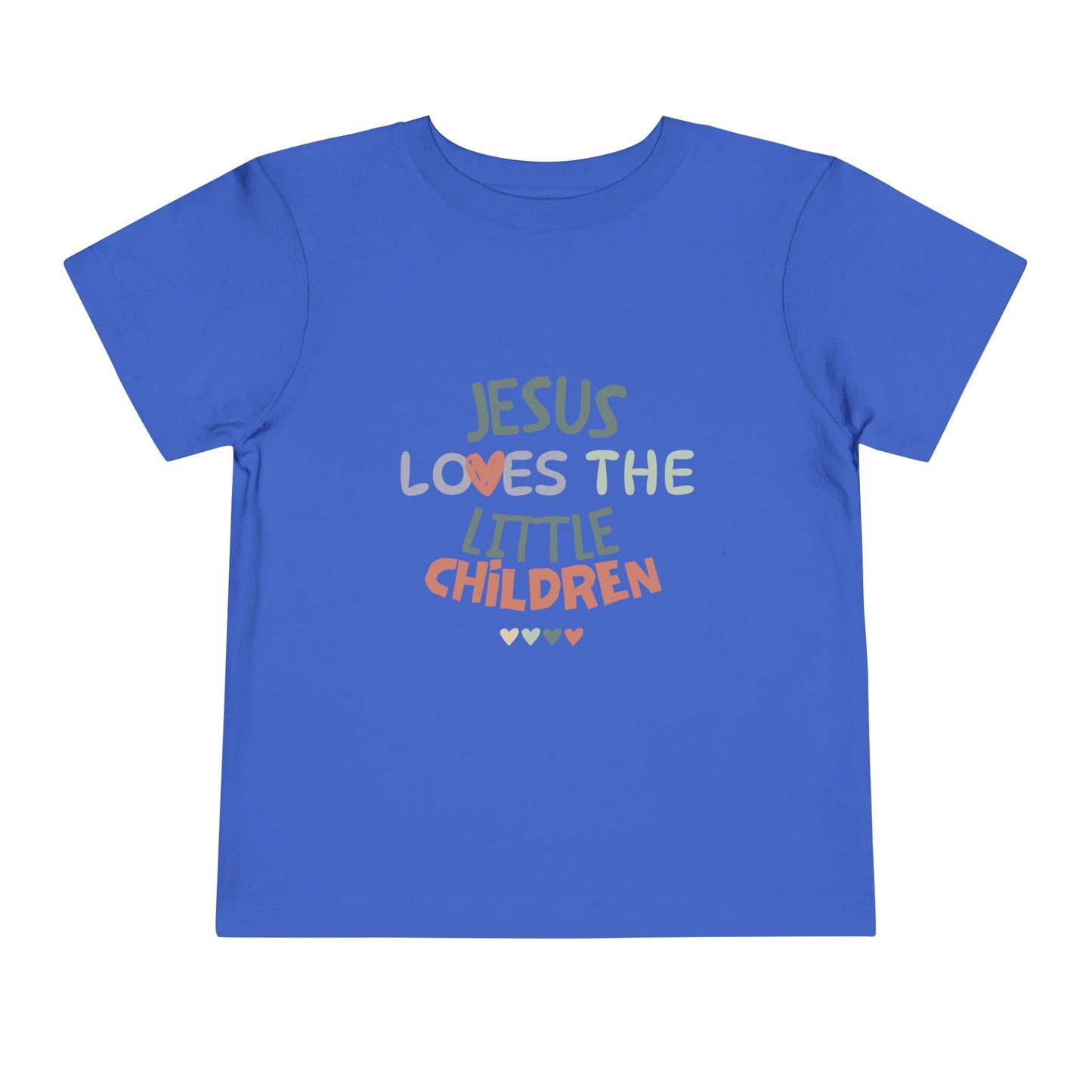 "Jesus Loves The Little Children" Toddler Short Sleeve Tee