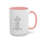 Clothed With Strength & Dignity Inspirational Mug