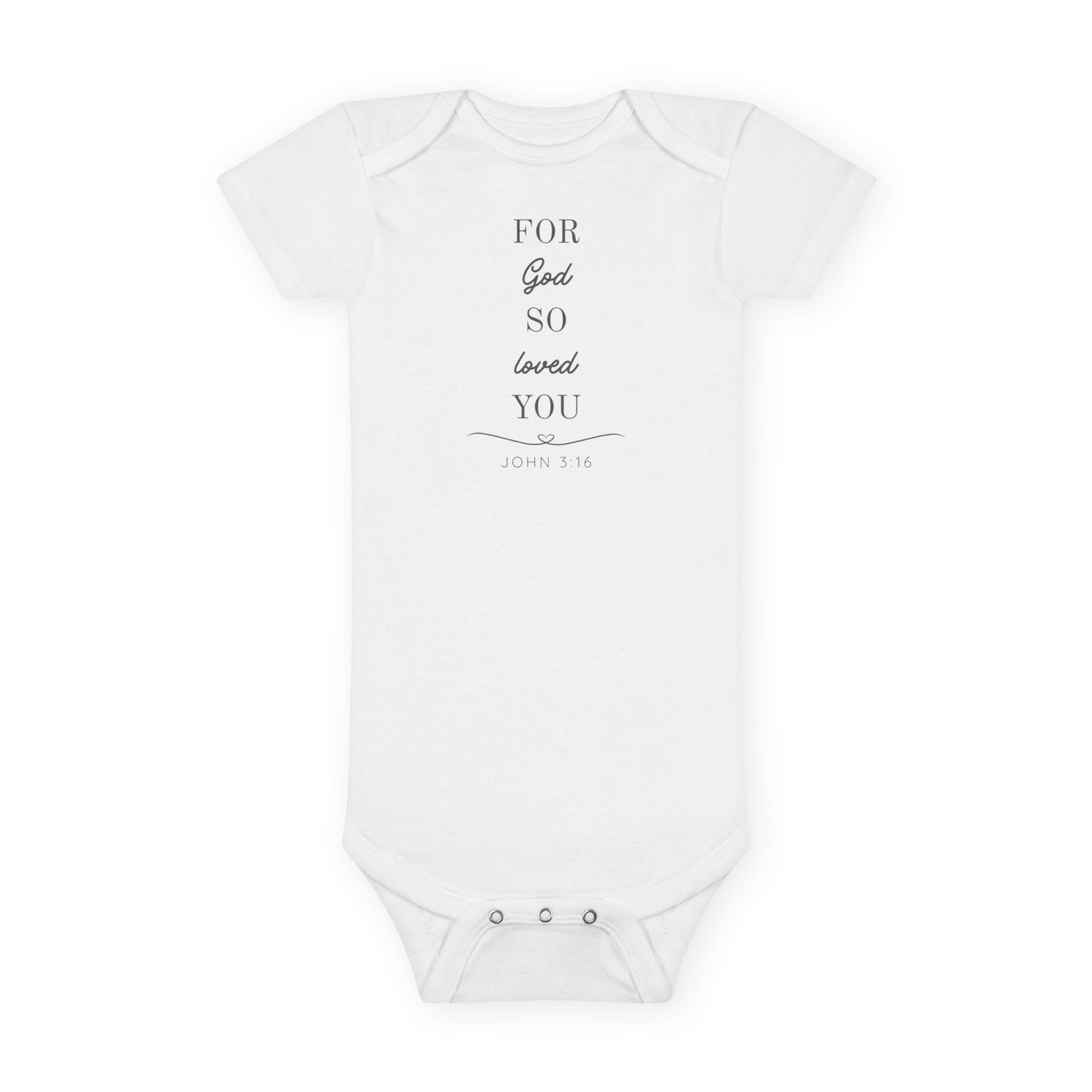 For God So Loved You Baby Onesie®