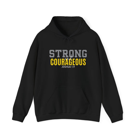 Strong and Courageous Hooded Sweatshirt