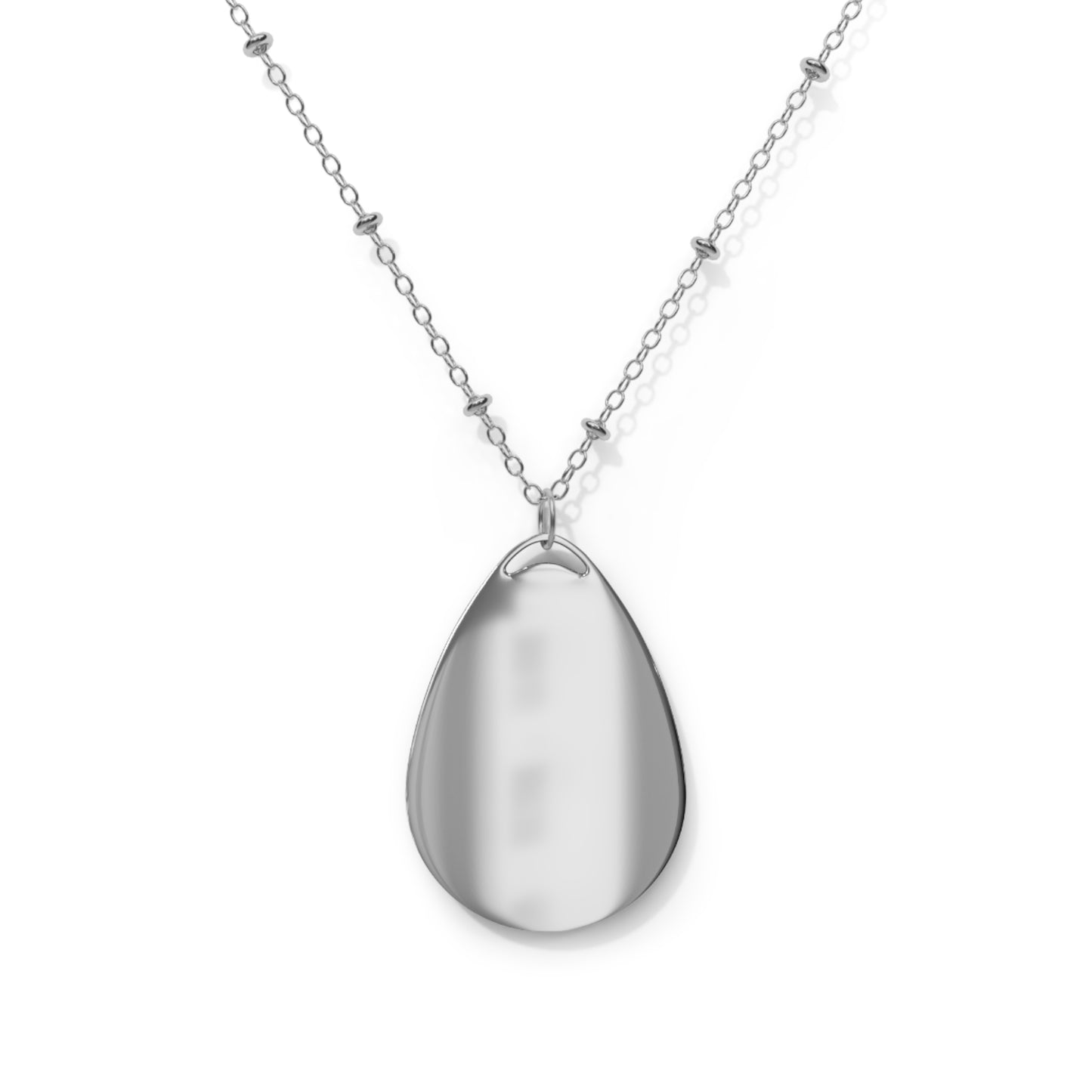 You Are Loved Oval Necklace