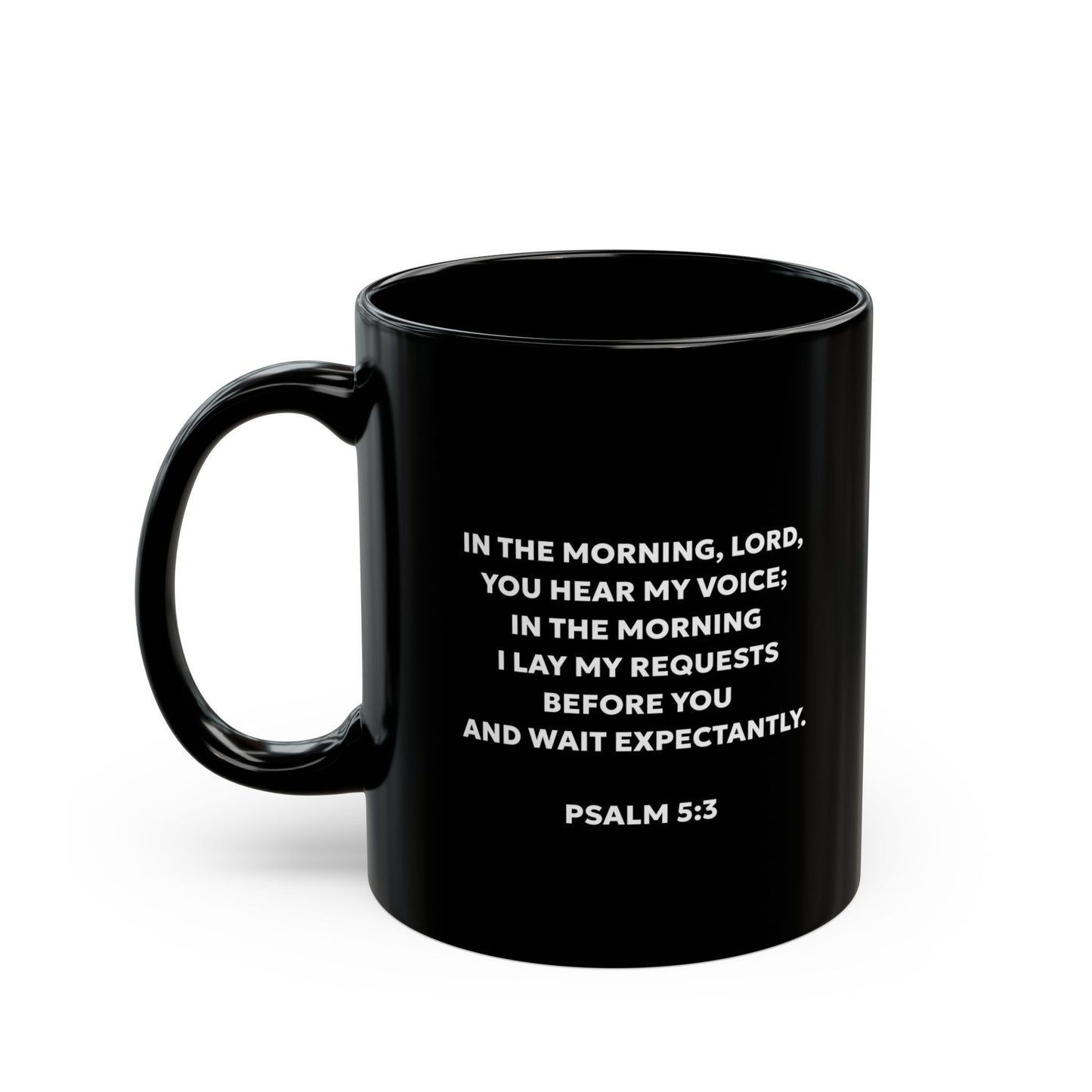 Rise Up & Pray Black Mug (11oz)