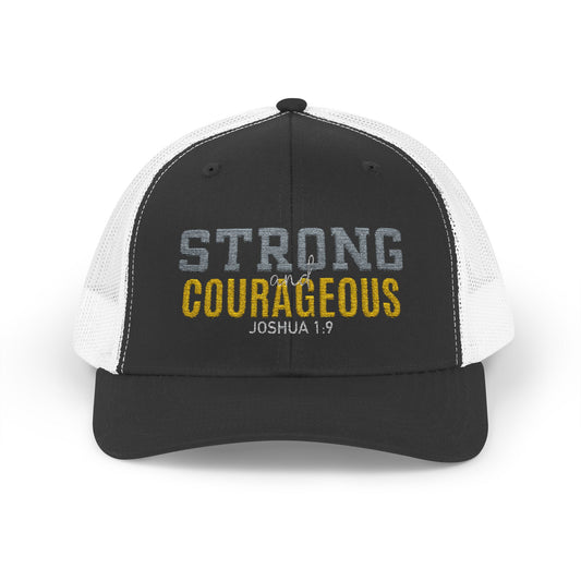 Strong & Courageous Snapback Trucker Cap