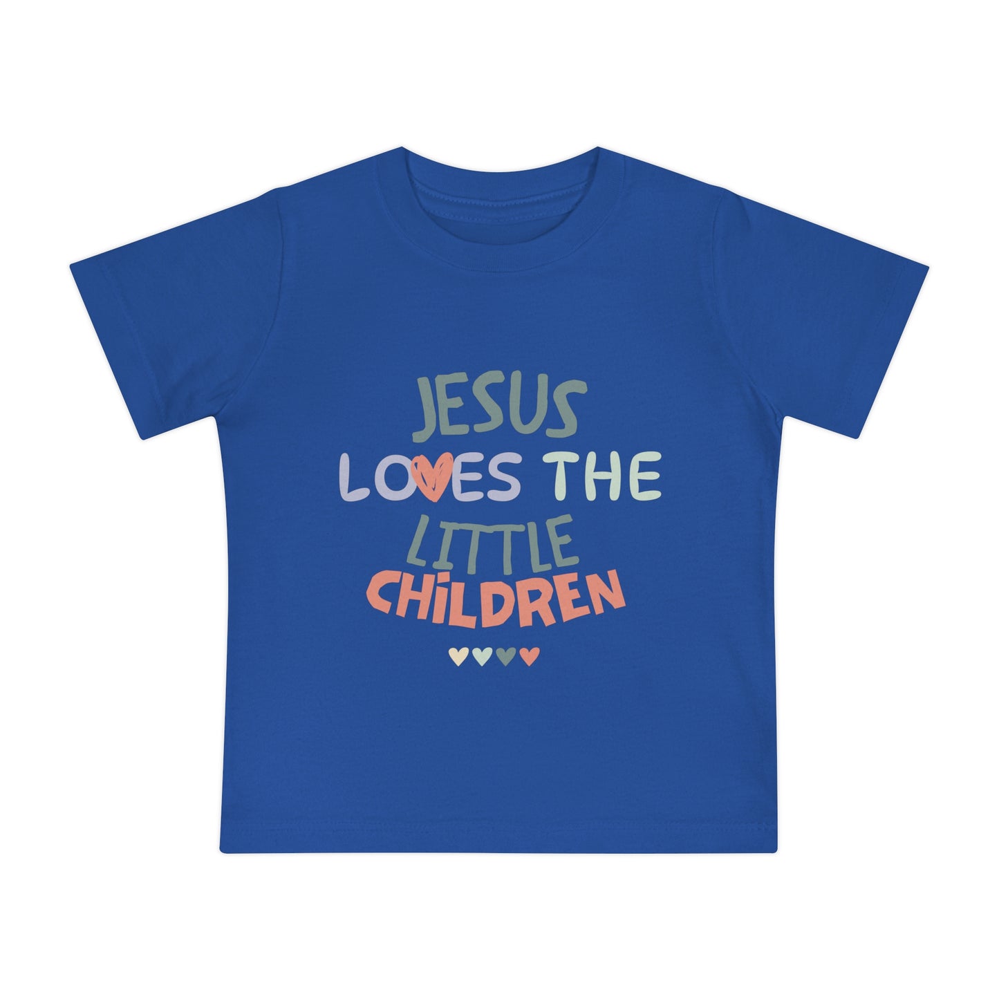 Jesus Loves The Little Children Baby Short Sleeve Tee
