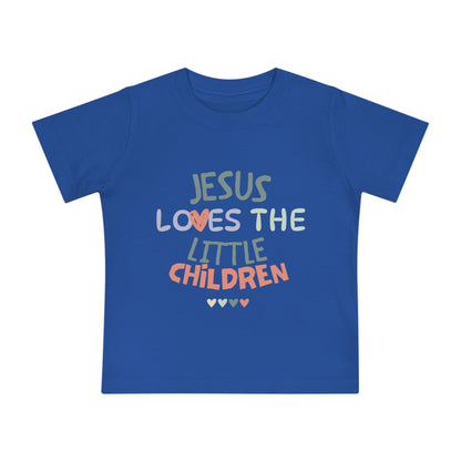 Jesus Loves The Little Children Baby Short Sleeve Tee