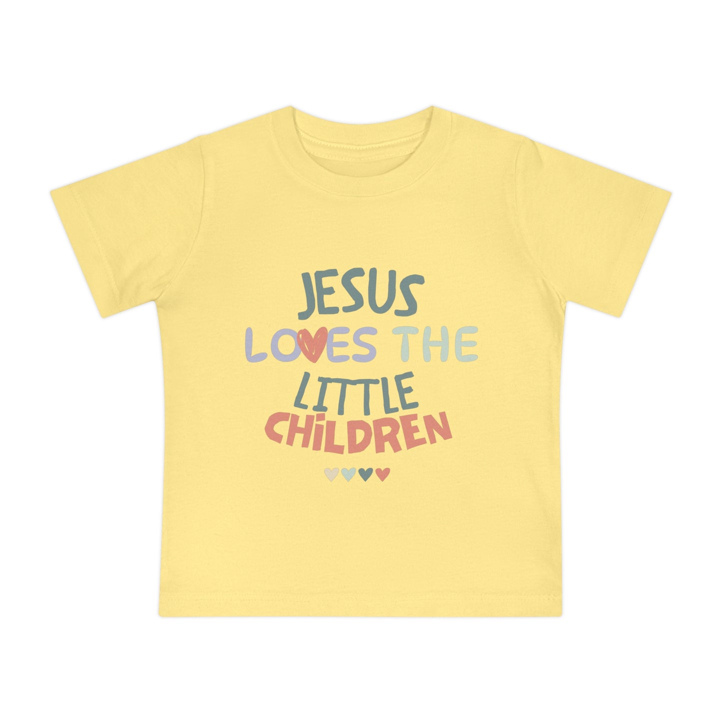 Jesus Loves The Little Children Baby Short Sleeve Tee