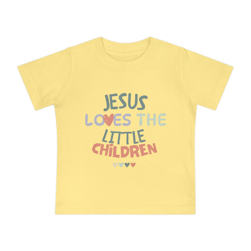 Jesus Loves The Little Children Baby Short Sleeve Tee