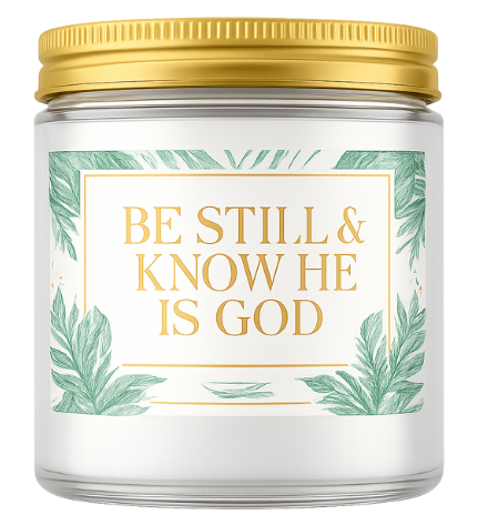 Be Still & Know He Is God